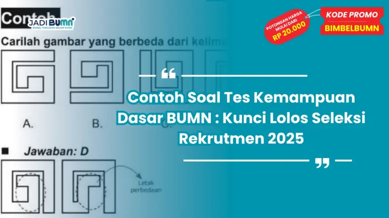 contoh soal tes kemampuan dasar bumn