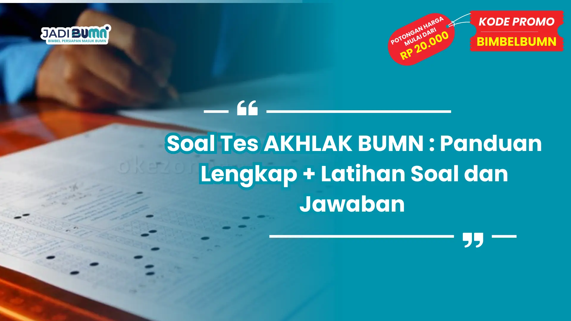 soal tes akhlak bumn