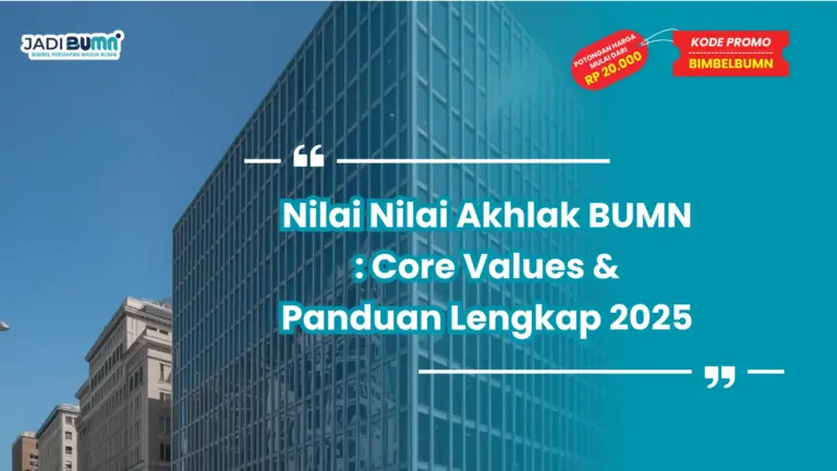 Nilai Nilai Akhlak BUMN