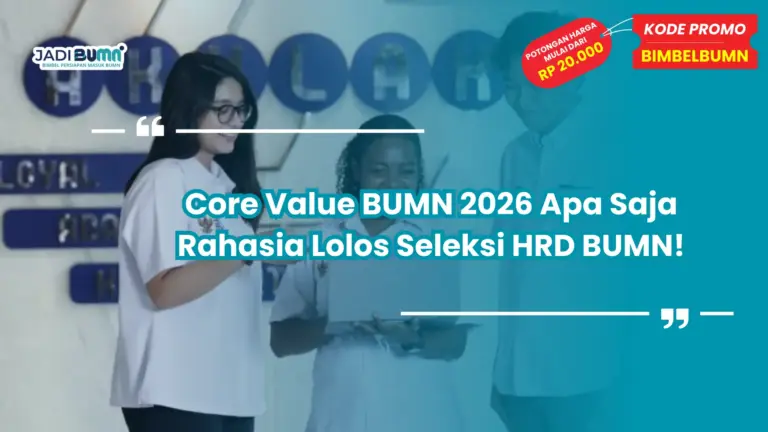 core value bumn 2026 apa saja