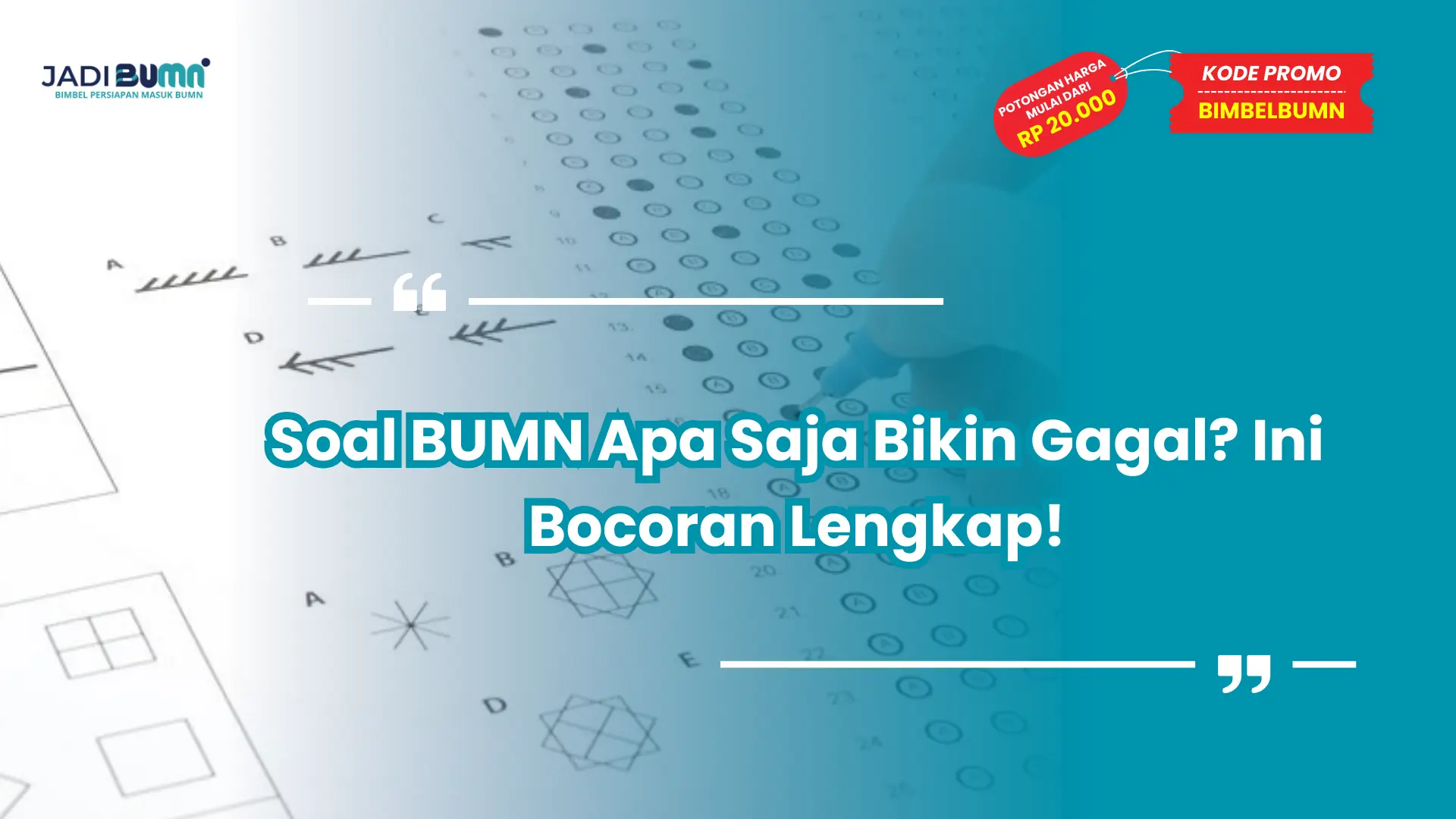 soal tes intelegensi bumn bulog