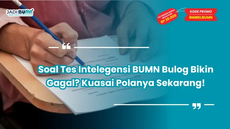 soal tes intelegensi bumn bulog