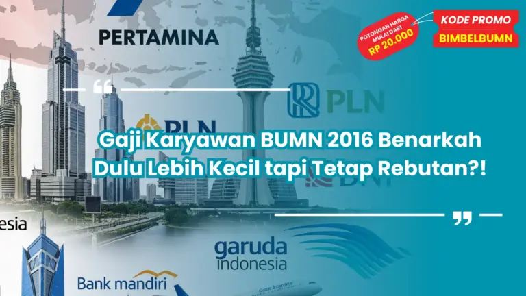 gaji karyawan bumn 2016
