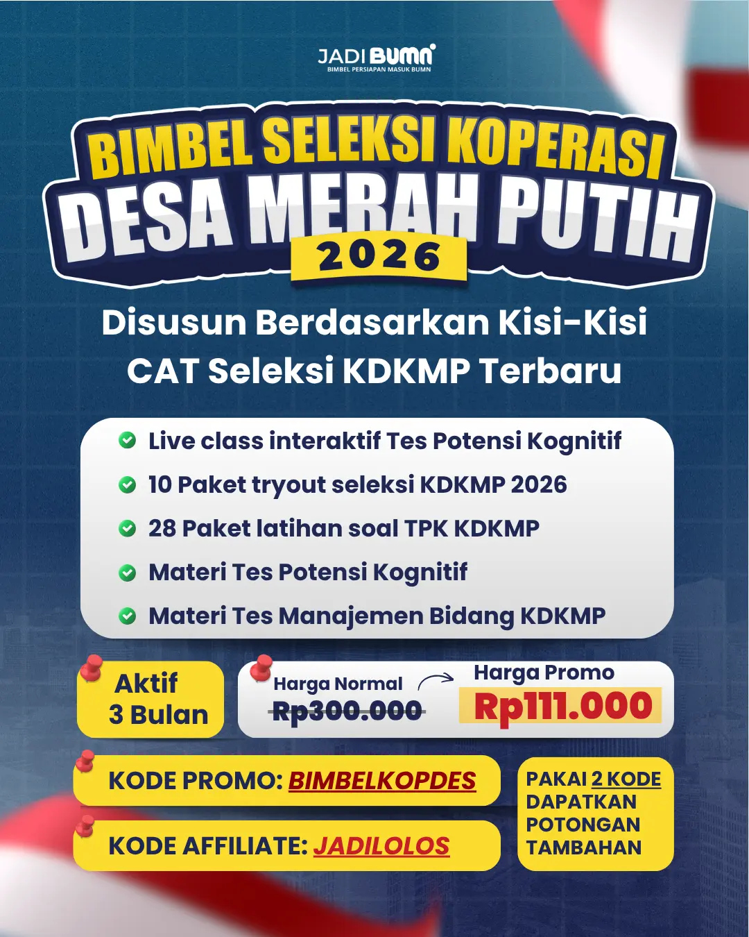 Latihan Soal Seleksi KDKMP 2026