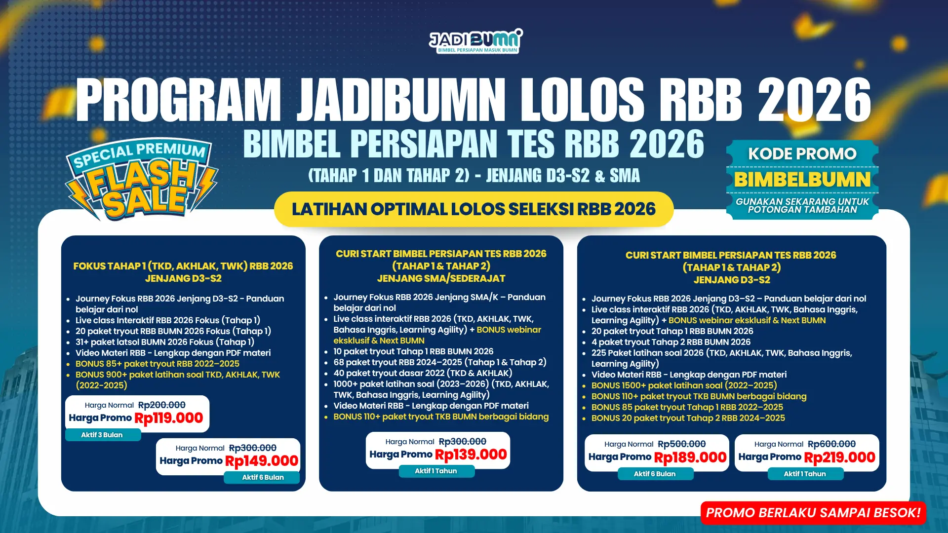 (ARTIKEL SLIDER) - PROMO FLASH SALE (22 April 2026) - KODE PROMO JADIBUMN