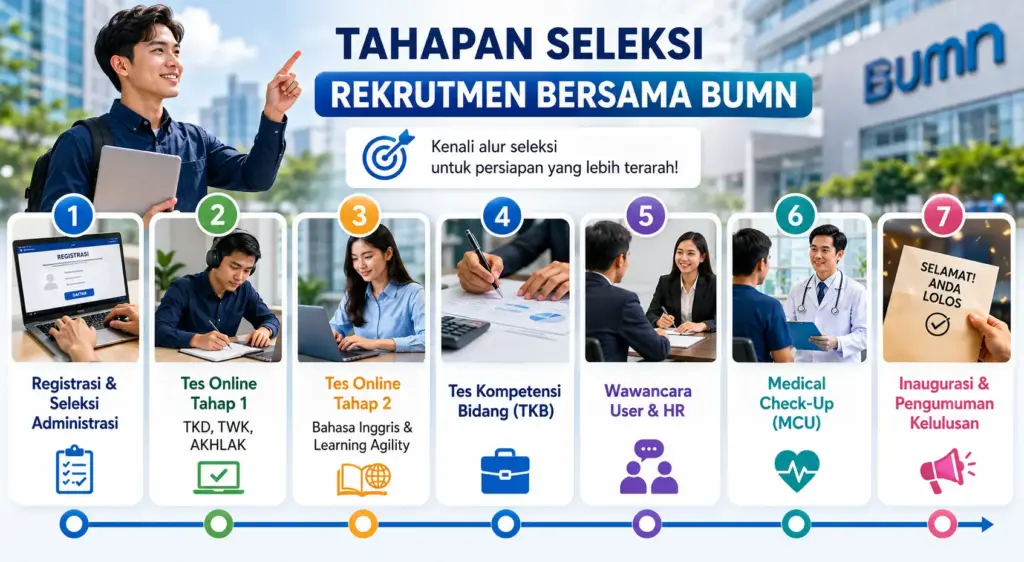 1. Memahami Tahapan Seleksi Rekrutmen Bersama BUMN