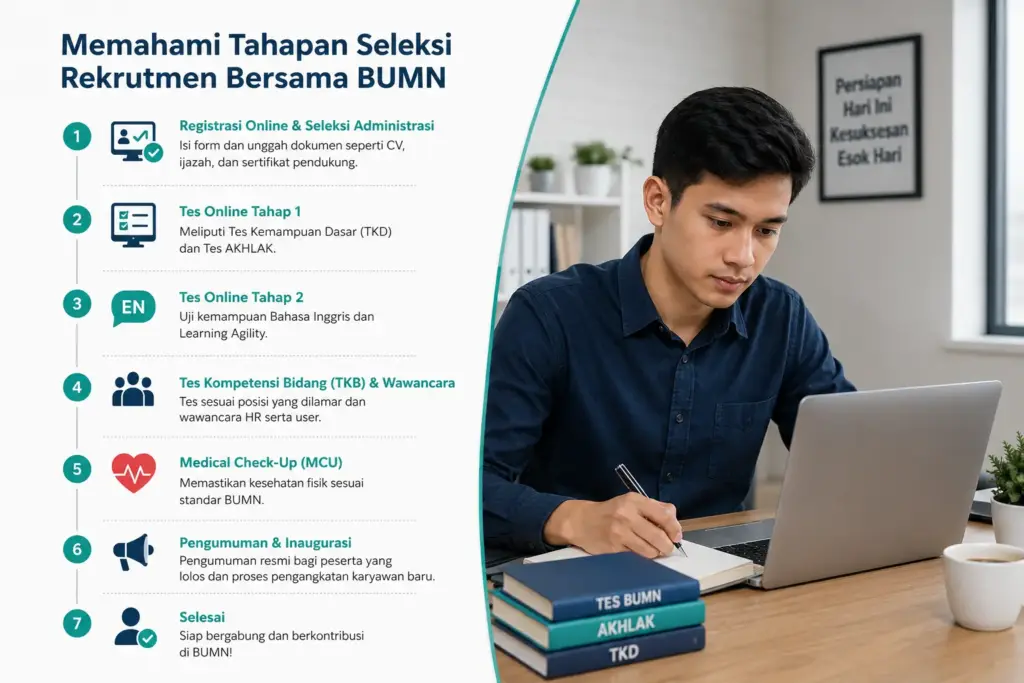1. Memahami Tahapan Seleksi Rekrutmen Bersama BUMN