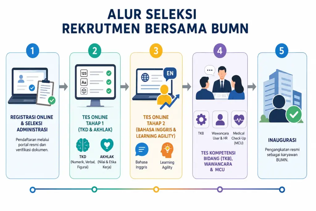 1. Gambaran Alur Seleksi Rekrutmen Bersama BUMN