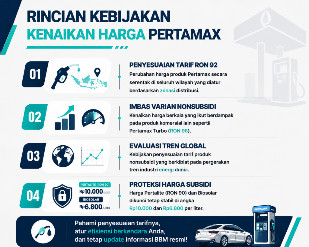 1. Rincian Kebijakan Harga Pertamax Naik