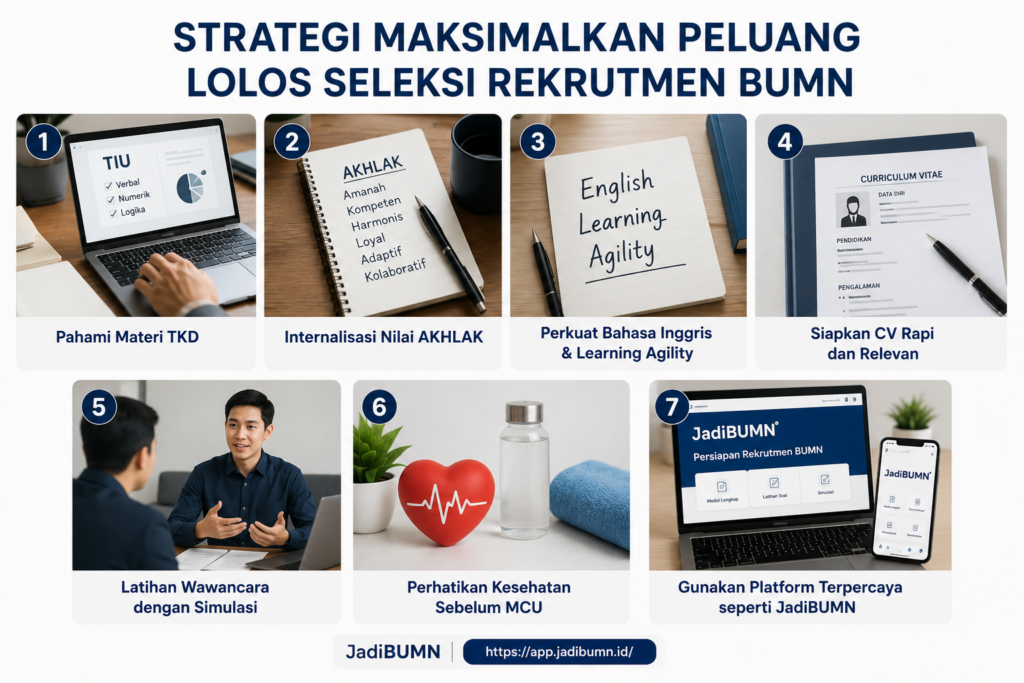 4. Strategi Memaksimalkan Peluang Lolos Seleksi Rekrutmen BUMN