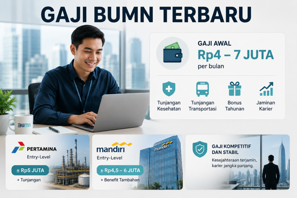 1. Gambaran Lengkap Gaji BUMN Terbaru Berapa?
