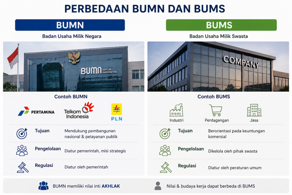 1. Memahami Perbedaan Mendasar BUMN dan BUMS