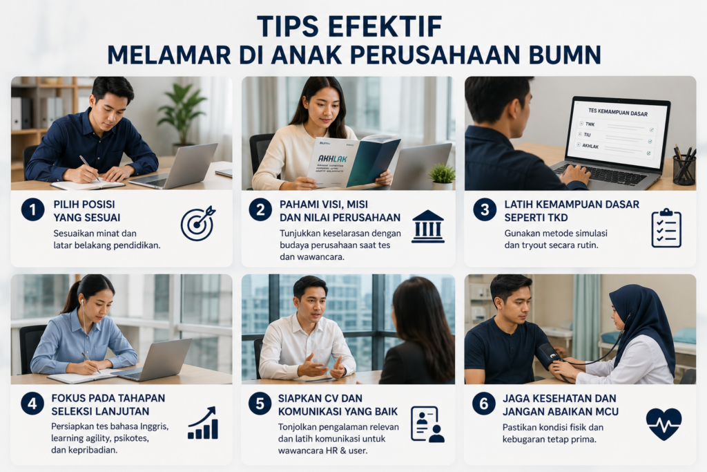5. Tips Efektif Membidik dan Melamar di Anak Perusahaan BUMN