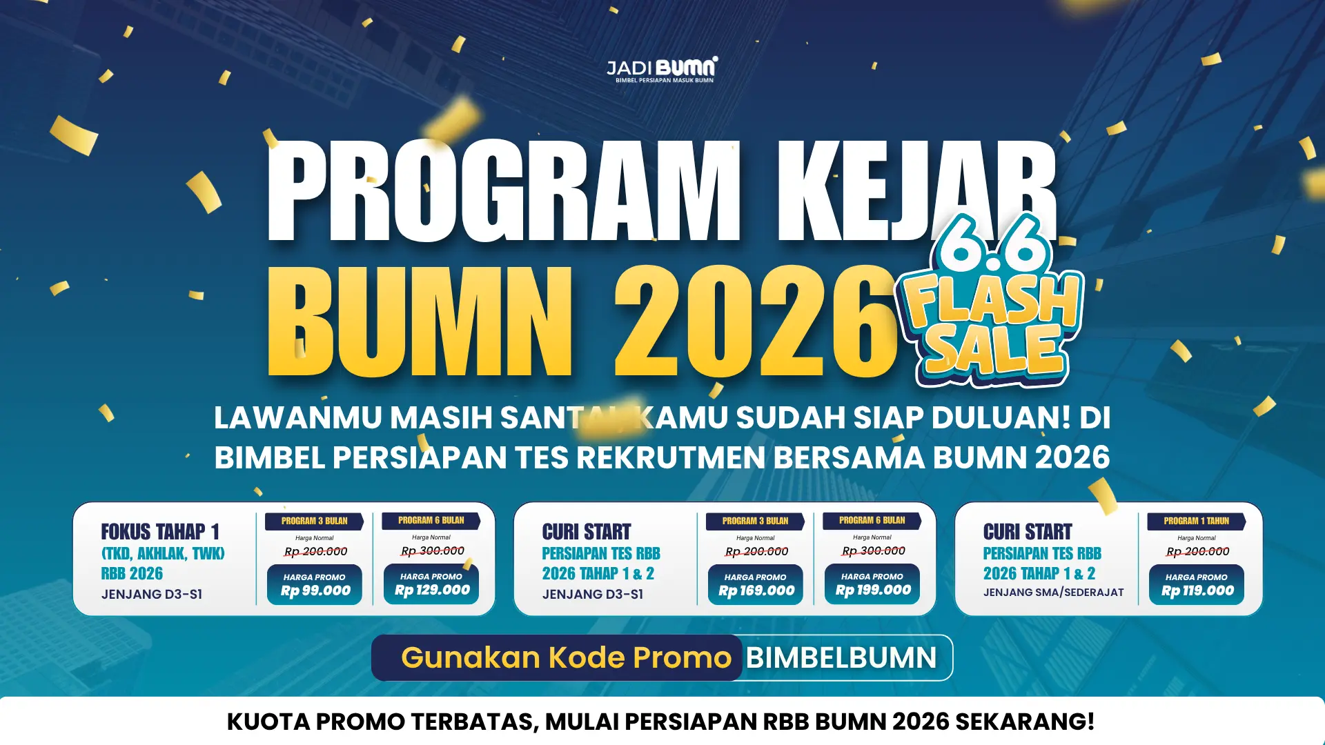 PROMO WEB ARTIKEL (03 Juni 2026) - KODE PROMO BIMBELBUMN