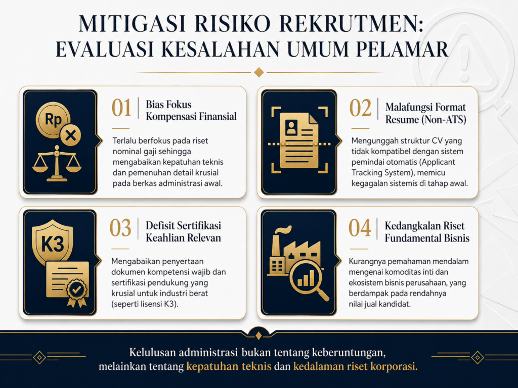 4. Kesalahan Umum Pelamar Saat Mendaftar Lowongan BUMN