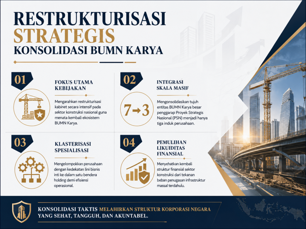 1. Merger Raksasa BUMN Sektor Karya dan Infrastruktur