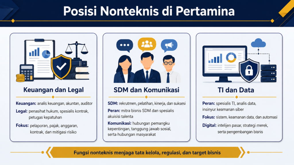 Posisi pekerjaan di Pertamina apa saja