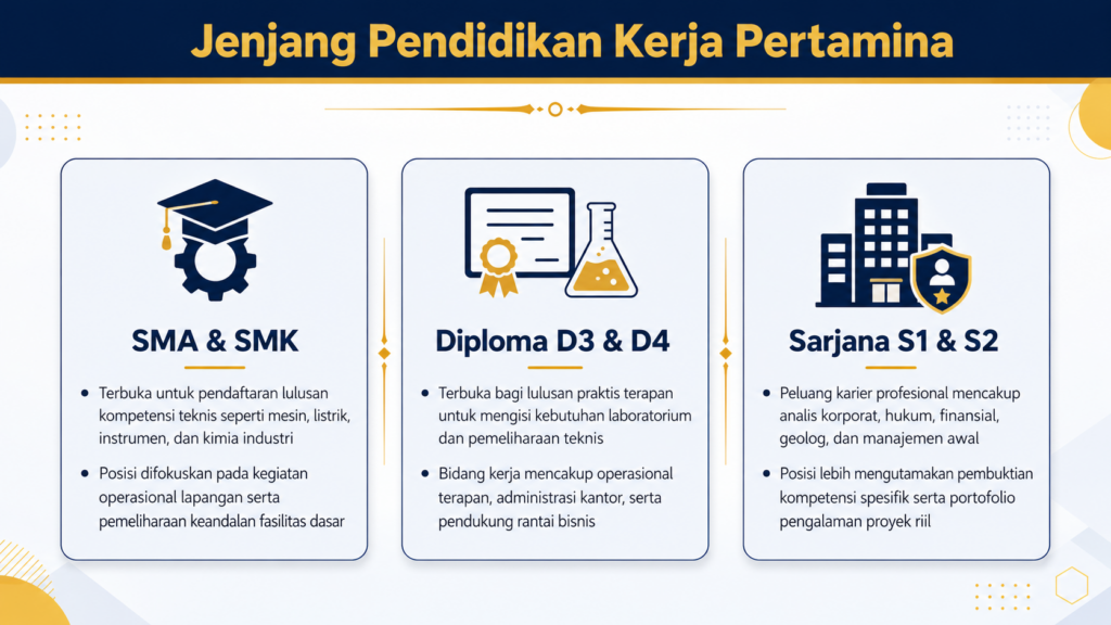 mau kerja di Pertamina harus lulusan apa