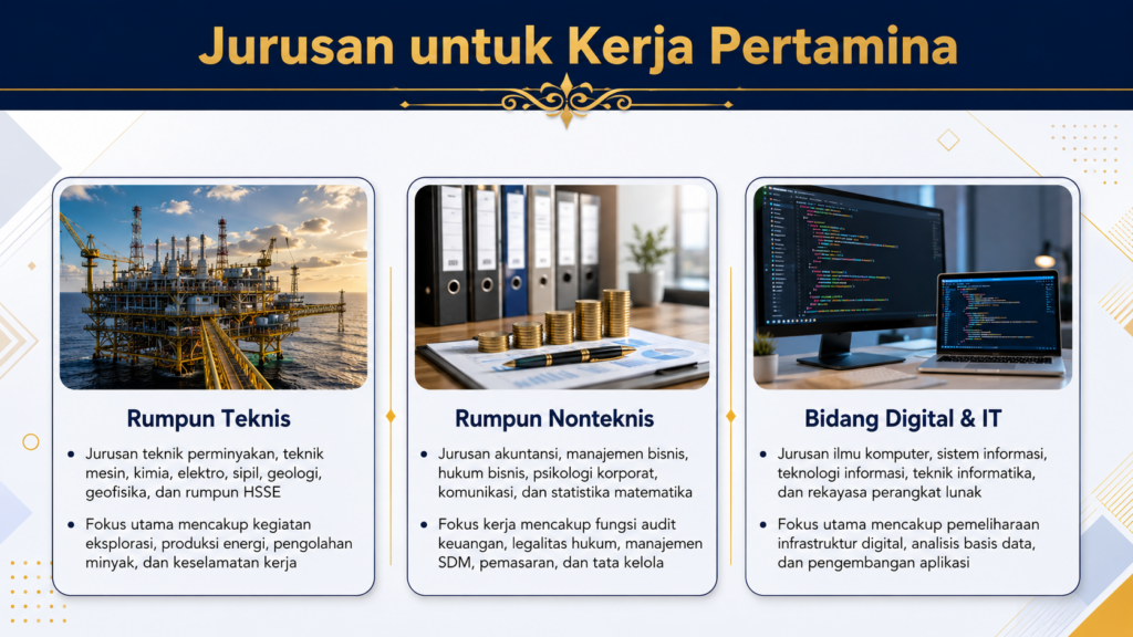 mau kerja di Pertamina harus lulusan apa
