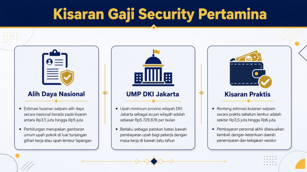 gaji security pertamina