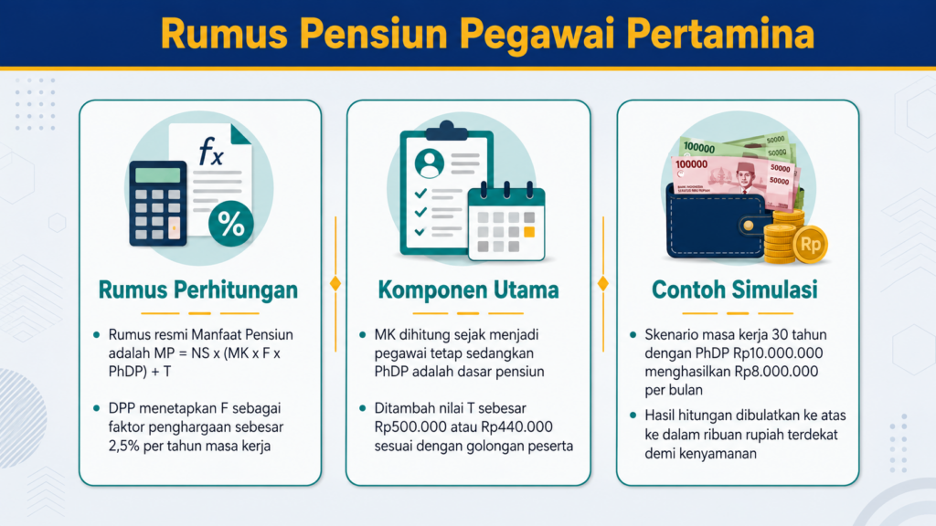 berapa uang pensiun pegawai pertamina