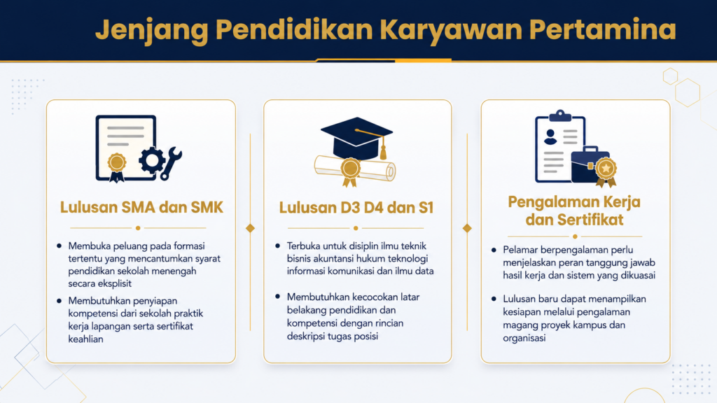 Syarat jadi karyawan Pertamina