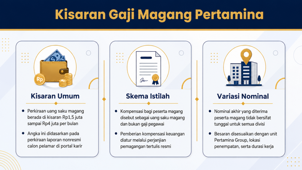 Berapa gaji anak magang di Pertamina