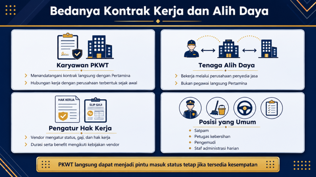 Berapa lama kontrak kerja di Pertamina