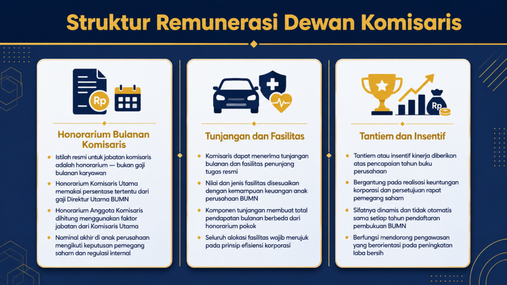 gaji komisaris pertamina retail