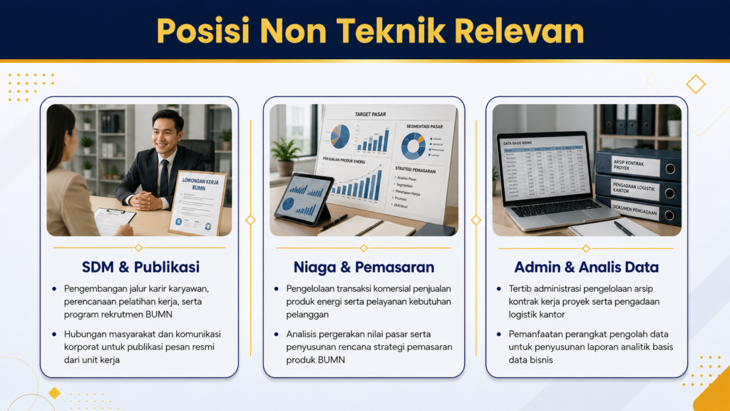 jurusan non teknik yang bisa bekerja di pertamina