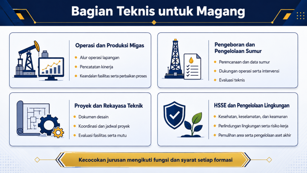 Magang di Pertamina bagian apa saja