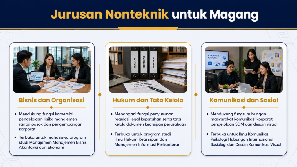 Jurusan apa saja yang bisa magang di Pertamina