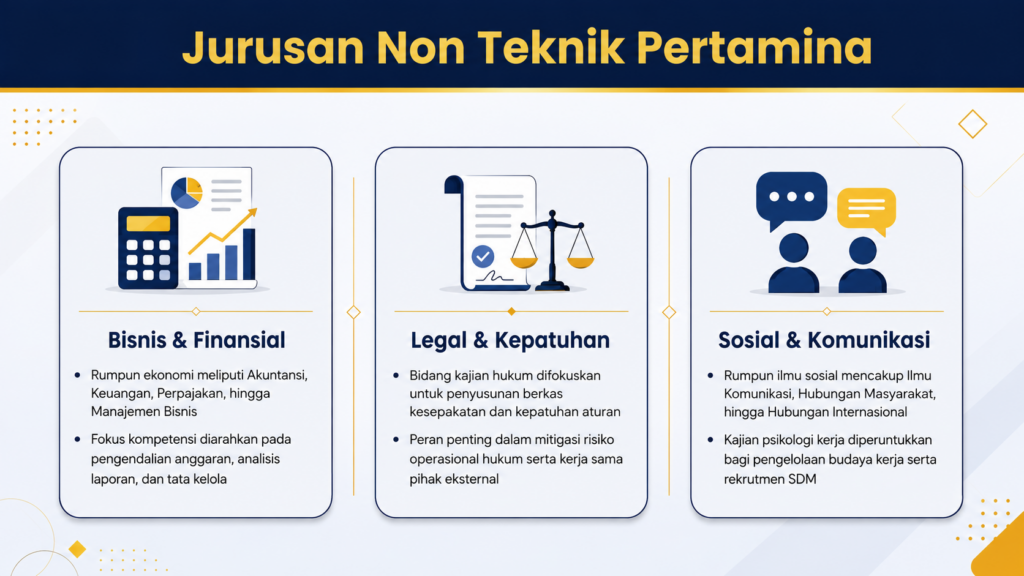 jurusan non teknik yang bisa bekerja di pertamina