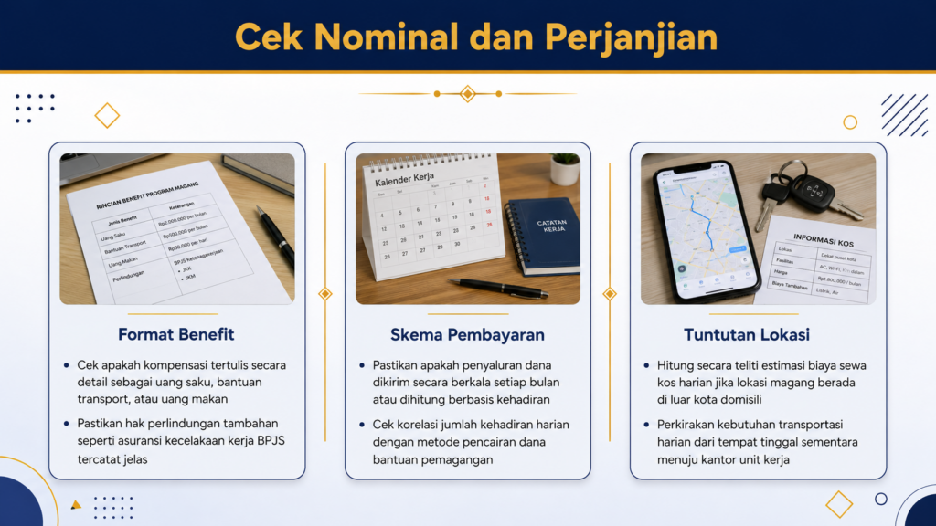 apakah magang di pertamina ditanggung uang makan dan transport