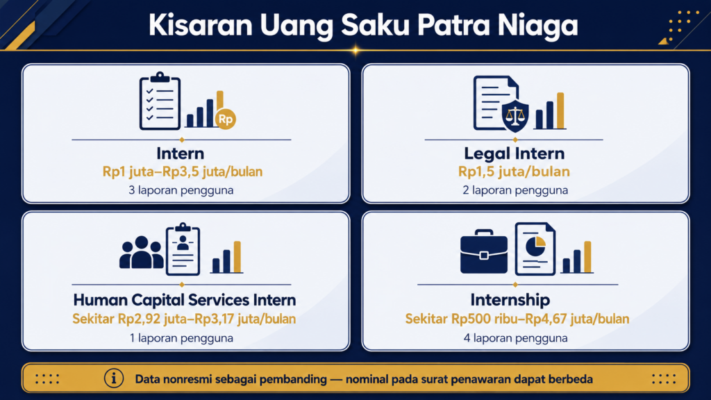 Berapa gaji magang di Pertamina Patra Niaga
