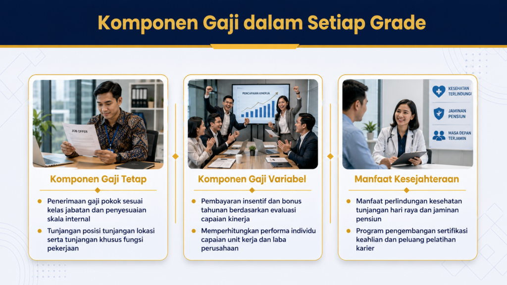 Beda sistem grading gaji BUMN untuk Fresh Graduate vs Prohire