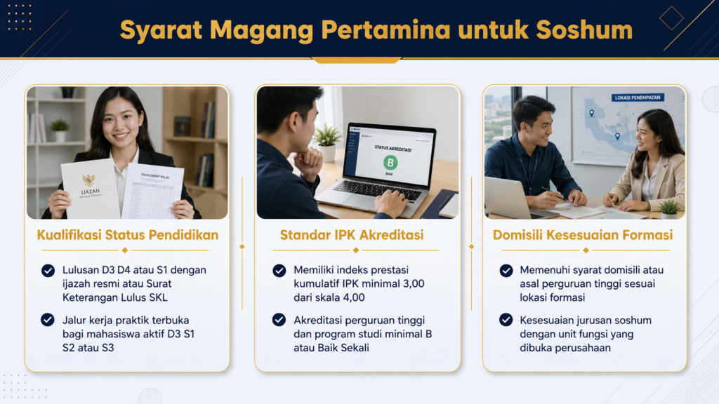 Jurusan rumpun soshum yang bisa magang di Pertamina