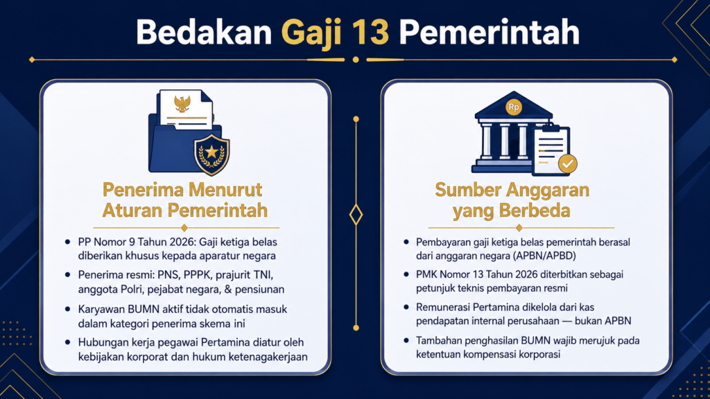 apakah karyawan pertamina dapat gaji 13