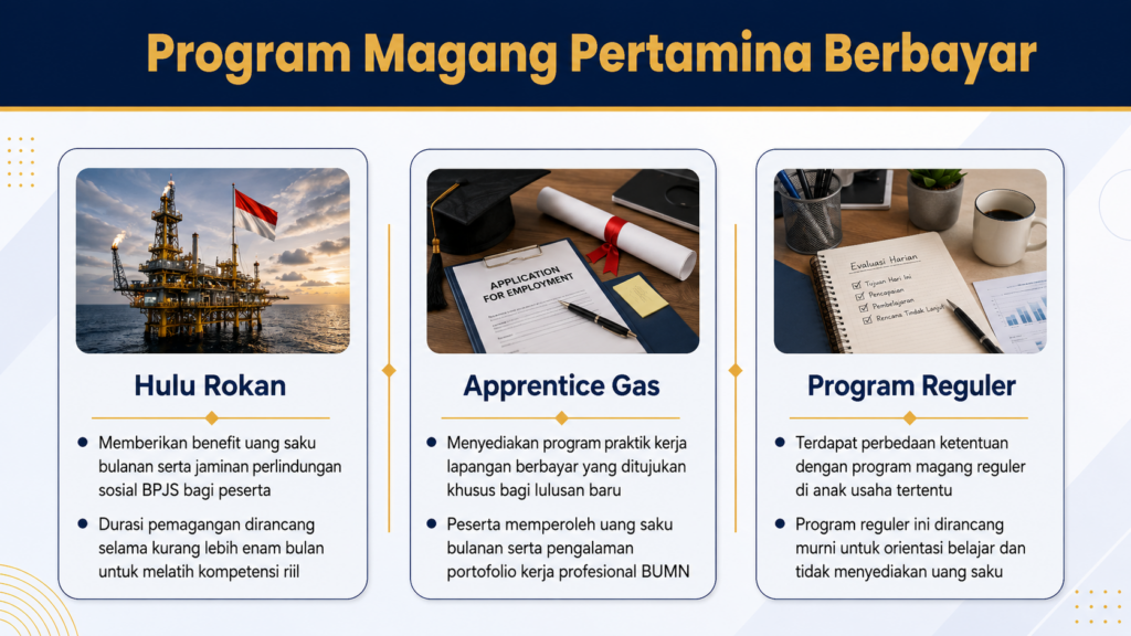 Berapa gaji anak magang di Pertamina