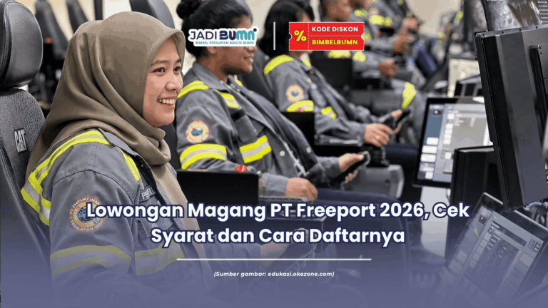 lowongan magang pt freeport 2026