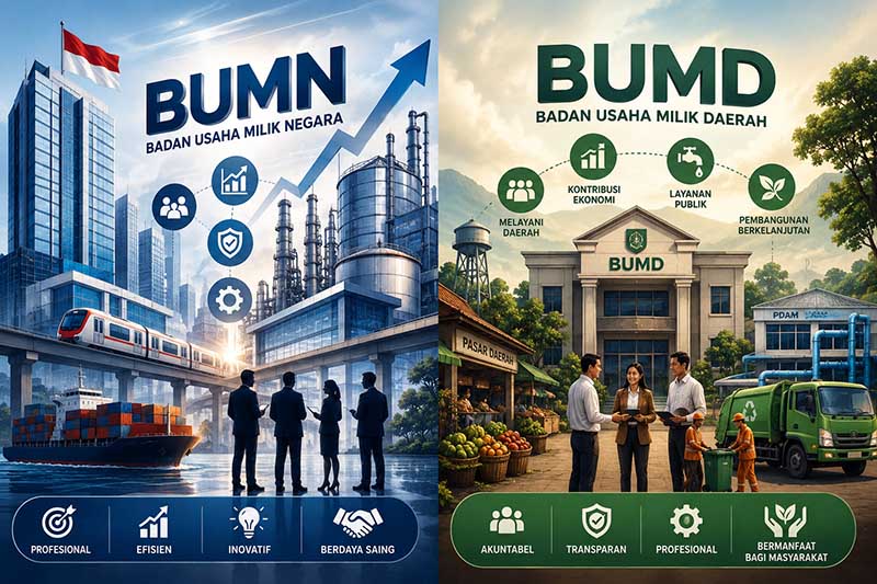 Perbedaan BUMN dan BUMD