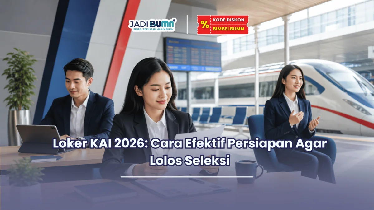 Loker KAI 2026 Cara Efektif Persiapan Agar Lolos Seleksi