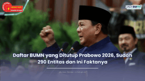 Daftar BUMN yang Ditutup Prabowo 2026, Sudah 290 Entitas dan Ini Faktanya