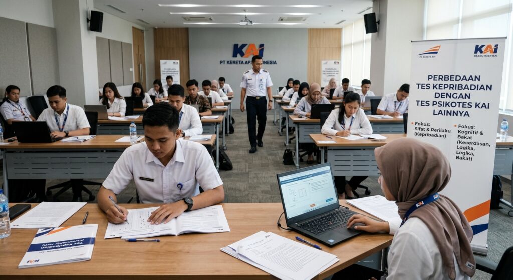 Perbedaan Tes Kepribadian dengan Tes Psikotes KAI Lainnya