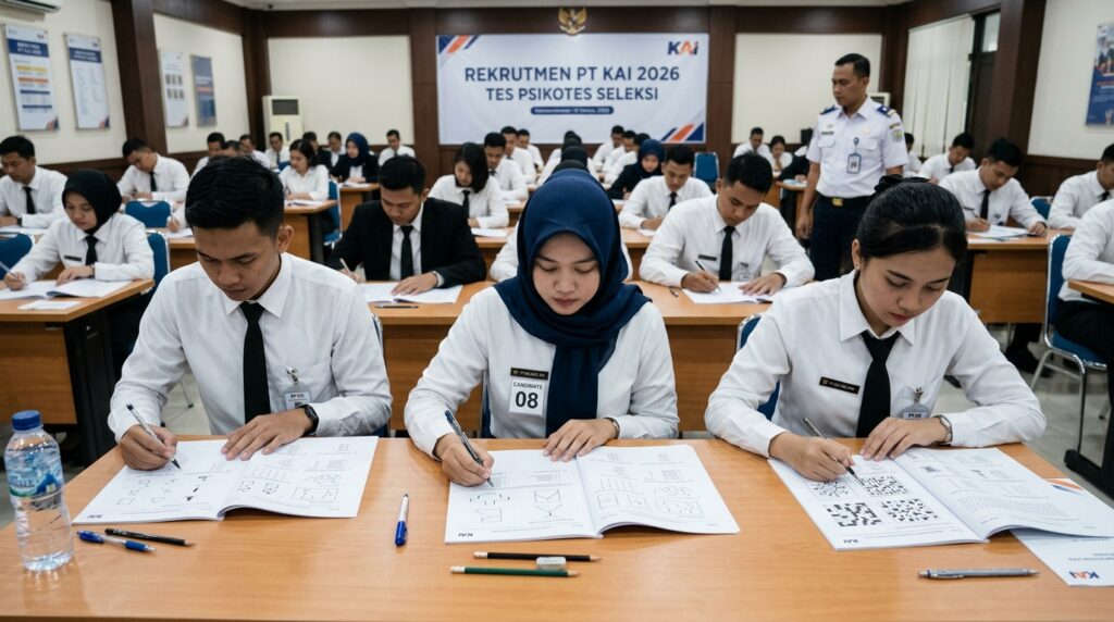 Latihan Psikotes KAI 2026 untuk Mengenal Pola Tes Seleksi PT KAI