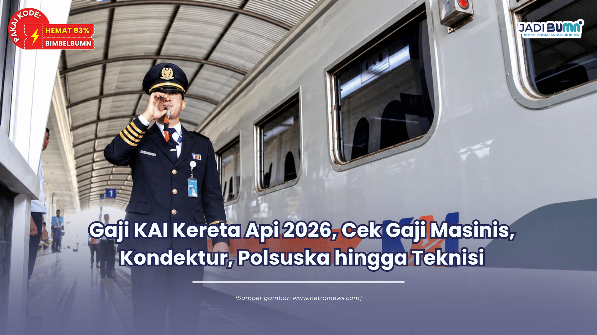Gaji KAI kereta api