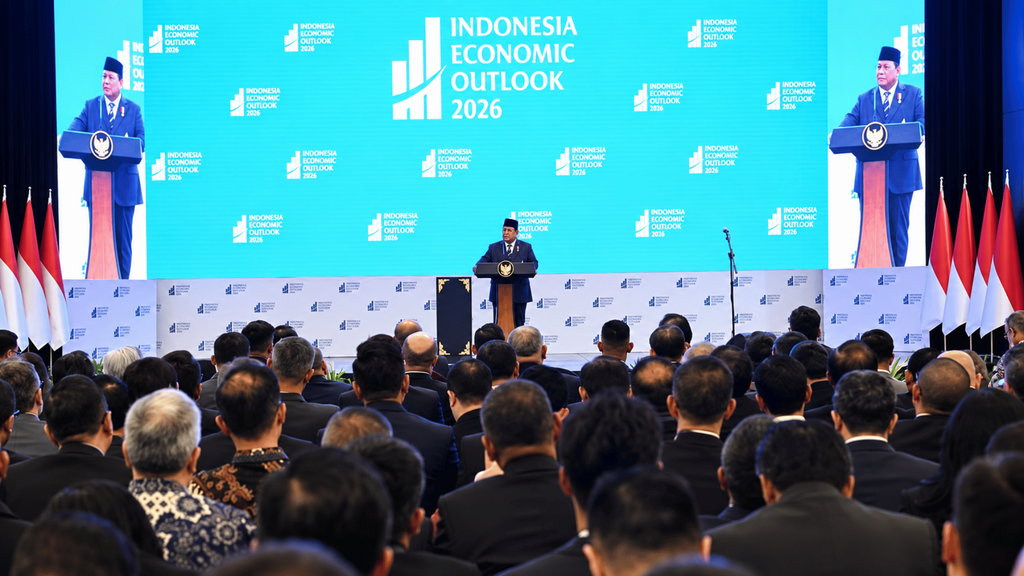 Pidato Indonesia Economy Outlook Prabowo