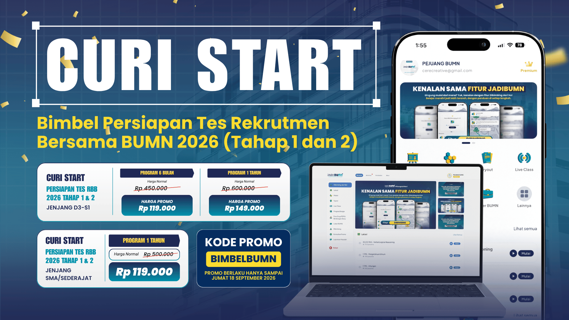 KODE PROMO JadiBUMN 14-18 September 2026 (Artikel)