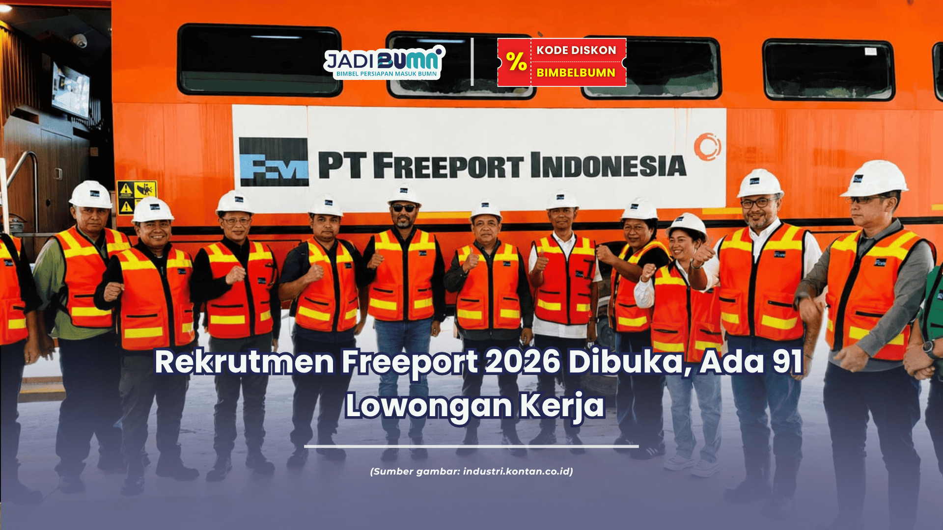 rekrutmen pt freeport 2026