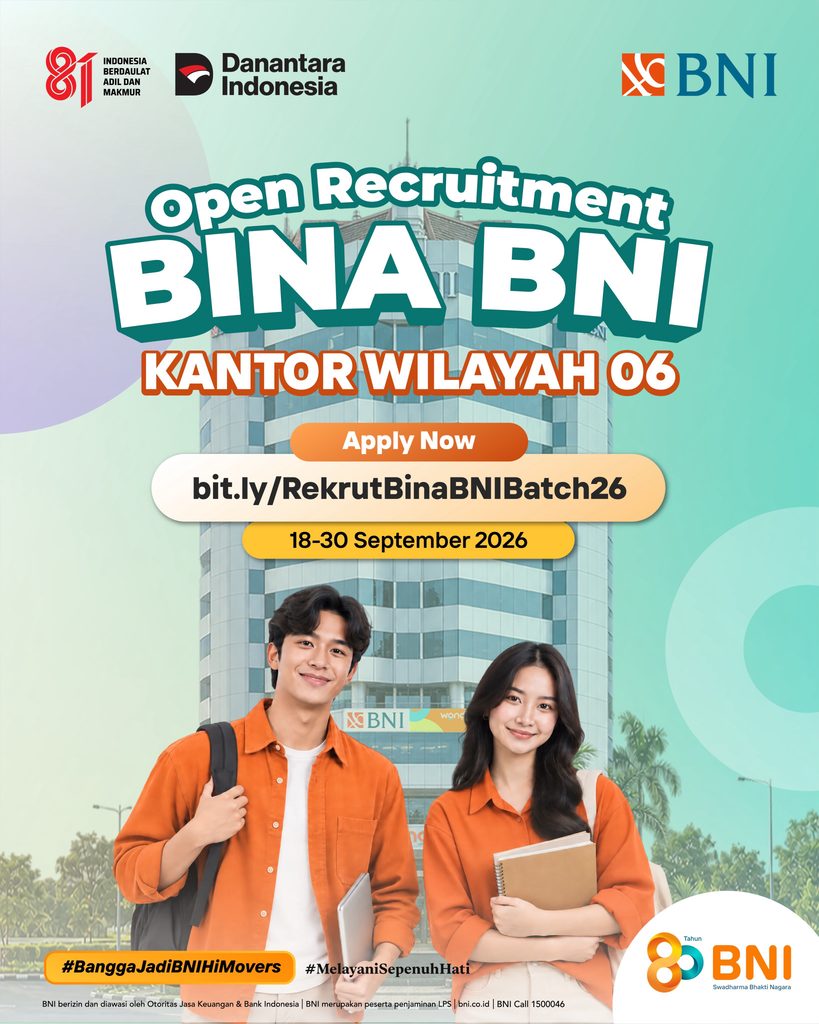 lowongan kerja bank bni 2026